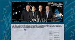 Desktop Screenshot of forgiven-quartet.com